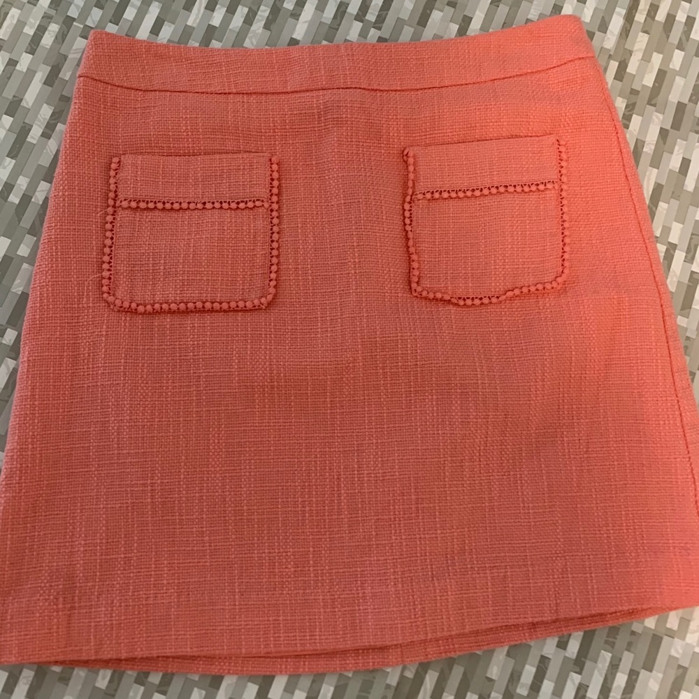 Loft coral skirt